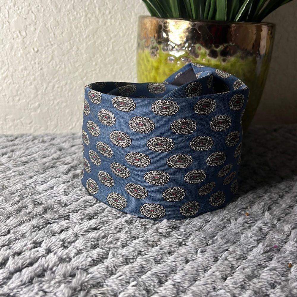 Oscar de la renta 💫neck tie💫blue /grey